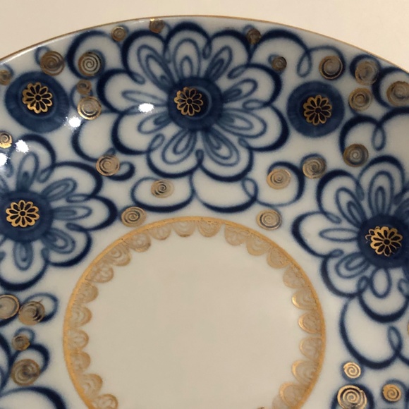 Lomonosov Tea Cup & Saucer Set Winding Twig Collection - Picture 4 of 7